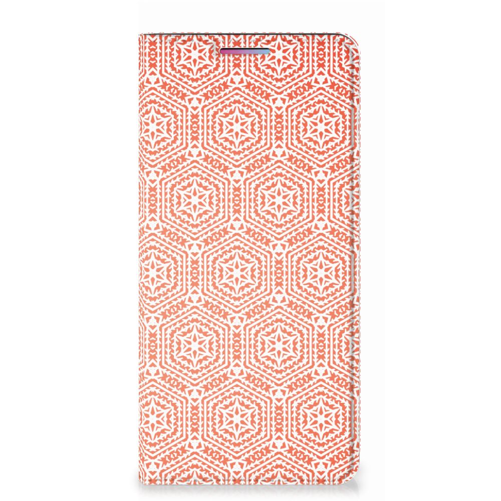 Motorola Moto G60s Hoesje met Magneet Pattern Orange - B2C Telecom