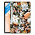 Siliconen Hoesje voor Samsung Galaxy Tab S7FE Dark Flowers - B2C Telecom