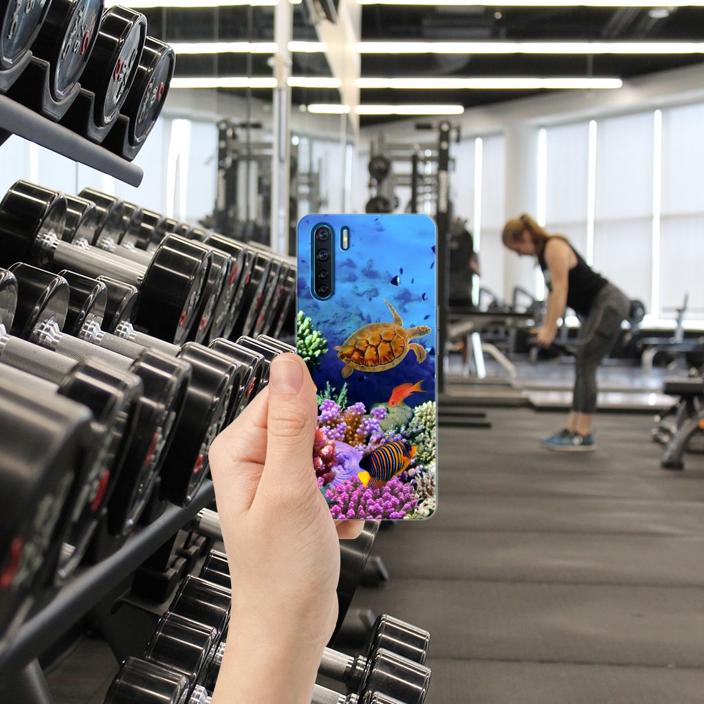 OPPO A91 TPU Hoesje Vissen B2C Telecom