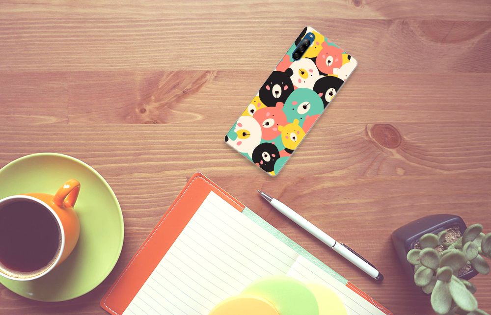 Sony Xperia L4 Telefoonhoesje met Naam Bears