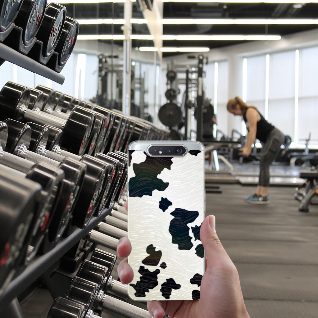Samsung Galaxy A80 TPU Hoesje Koeienvlekken