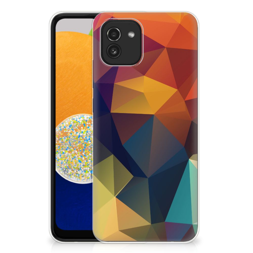 Samsung Galaxy A03 TPU Hoesje Polygon Color B2C Telecom