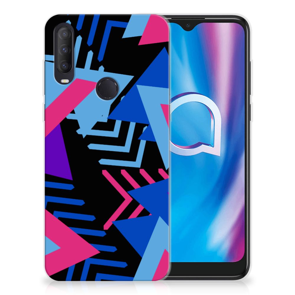 Alcatel 1S (2020) TPU Hoesje Funky Triangle B2C Telecom