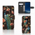 Samsung Galaxy S8 Telefoonhoesje met Pasjes Pauw met Bloemen