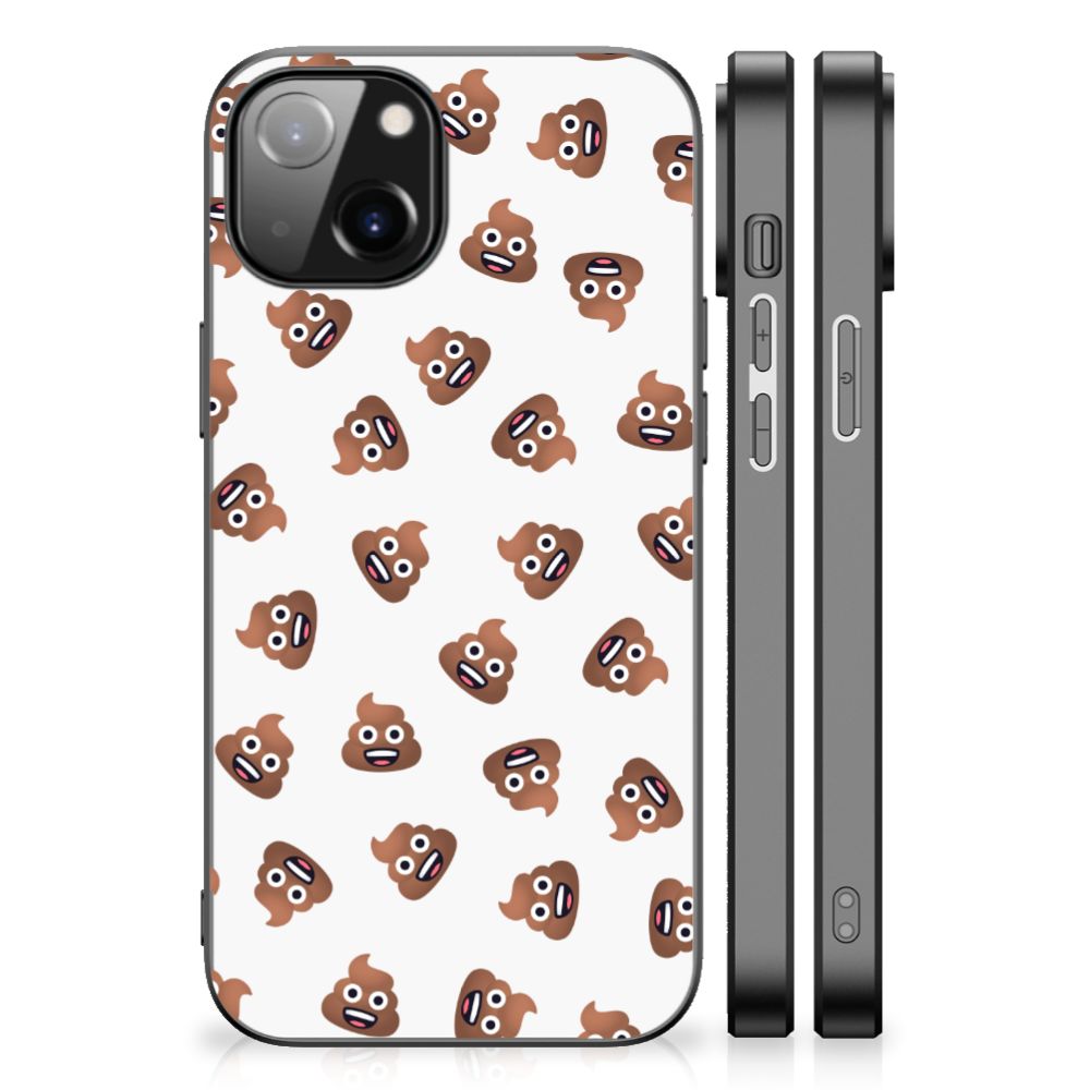 Back Case voor Apple iPhone 13 | iPhone 14 Poep Emojis