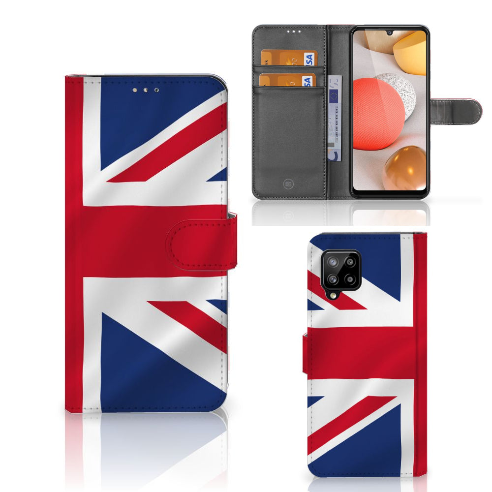 Samsung Galaxy A42 5G Bookstyle Case Groot-Brittannië