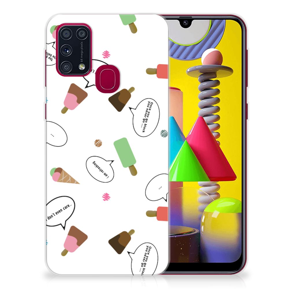 Samsung Galaxy M31 Siliconen Case IJsjes B2C Telecom
