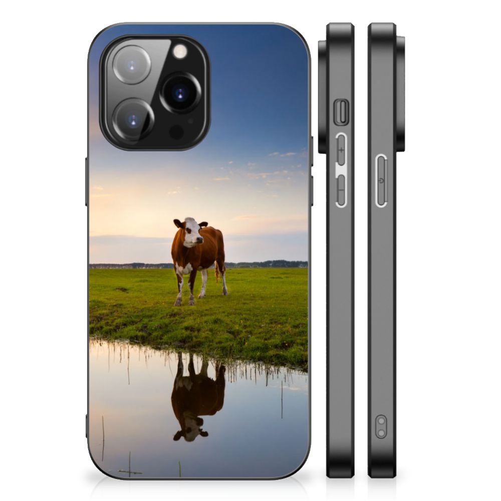 iPhone 14 Pro Max Dierenprint Telefoonhoesje Koe