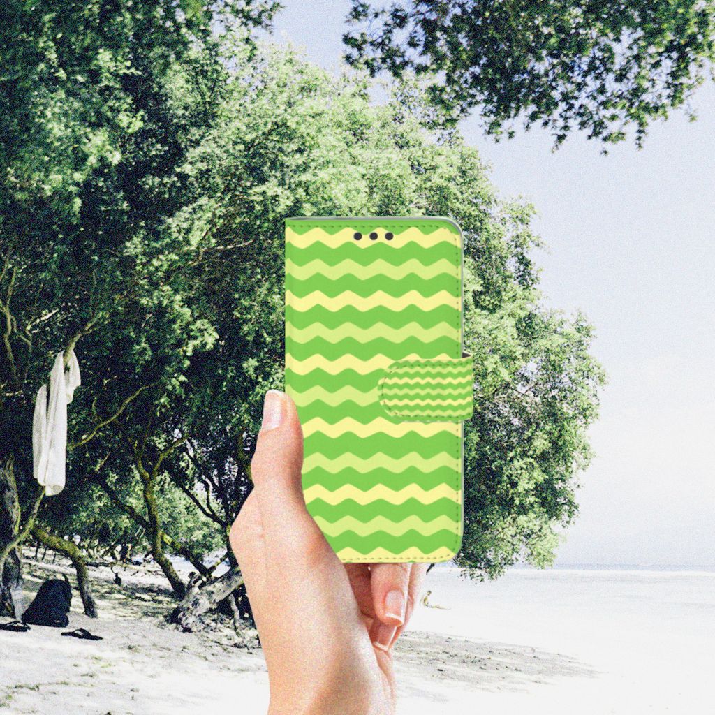 Microsoft Lumia 650 Telefoon Hoesje Waves Green