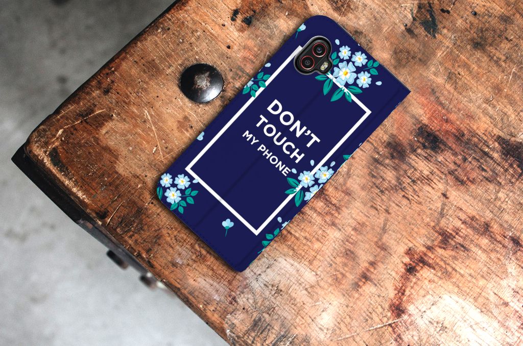 Samsung Galaxy Xcover 6 Pro Design Case Flowers Blue DTMP - B2C Telecom