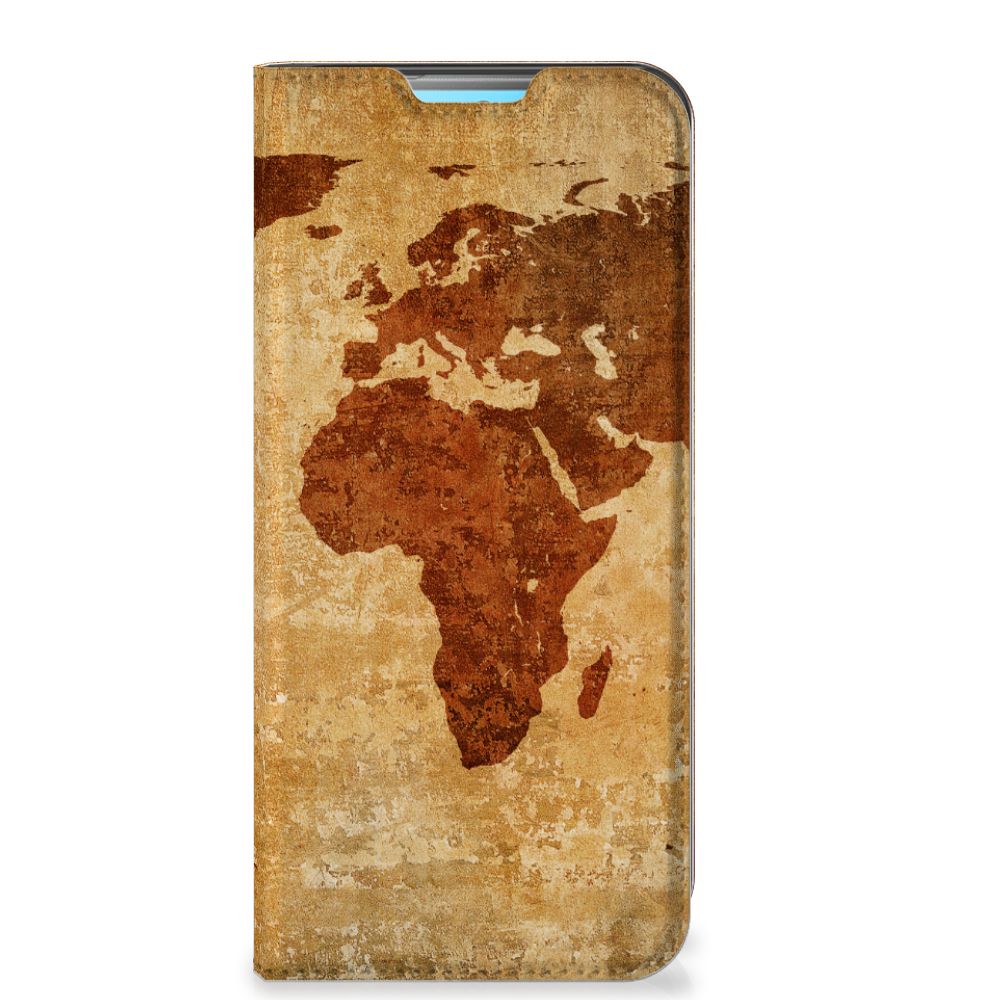 Xiaomi Redmi 10 Book Cover Wereldkaart - B2C Telecom