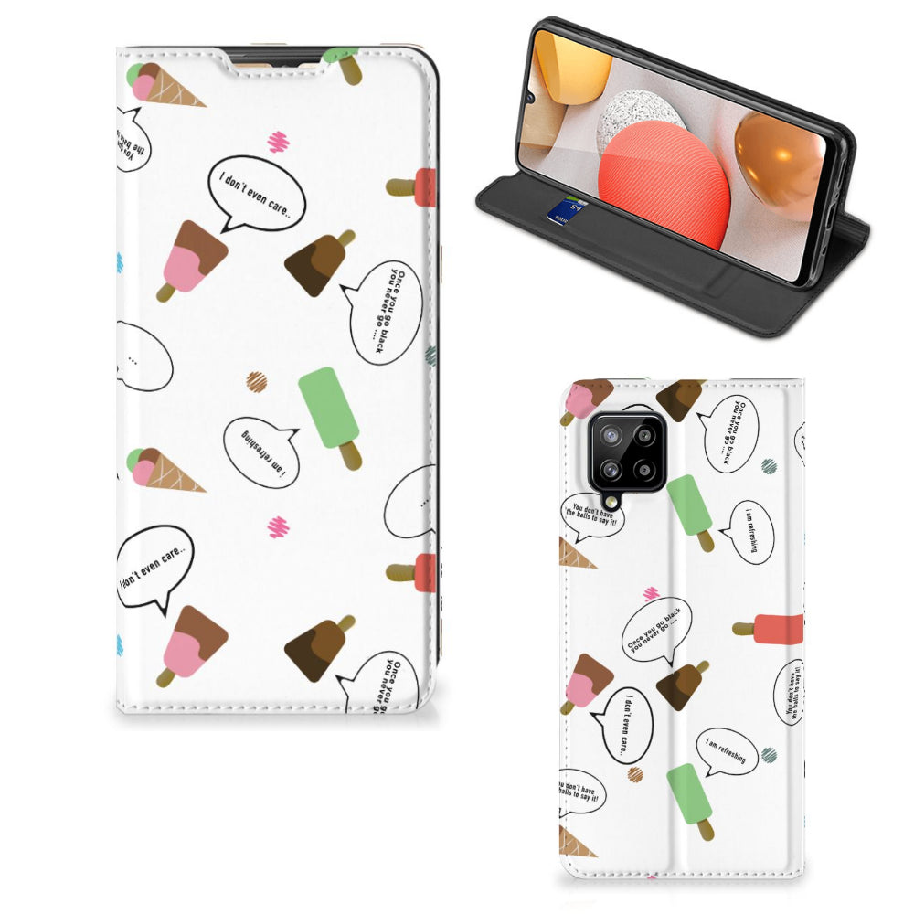 Samsung Galaxy A42 Flip Style Cover IJsjes