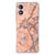 Motorola Moto E13 Anti-Shock Hoesje Marmer Oranje B2C Telecom