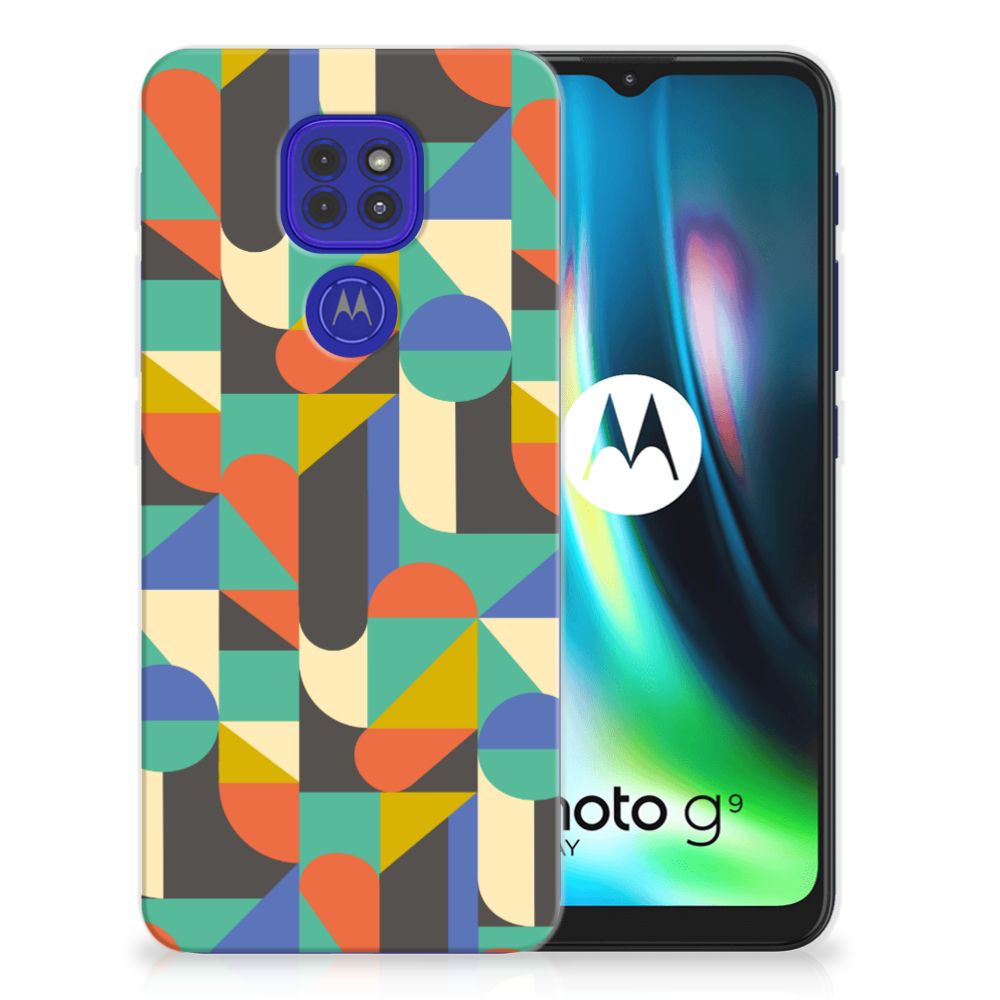Motorola Moto G9 Play | E7 Plus TPU bumper Funky Retro