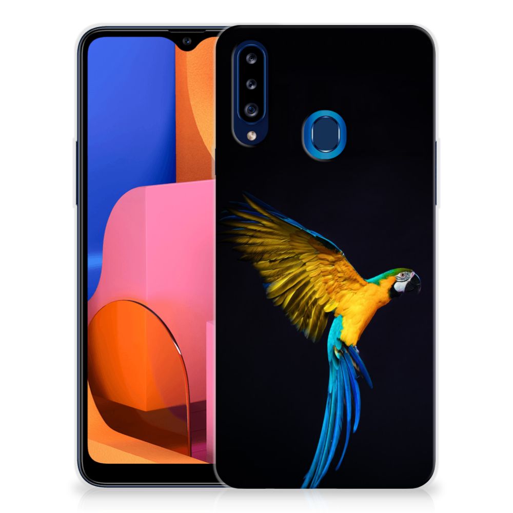 Samsung Galaxy A20s TPU Hoesje Papegaai B2C Telecom