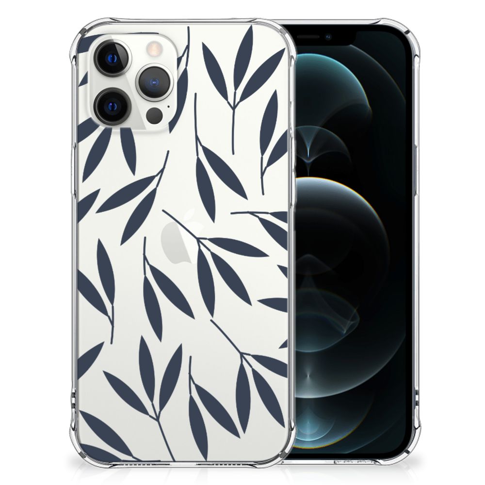 iPhone 12 Pro Max Case Leaves Blue B2C Telecom