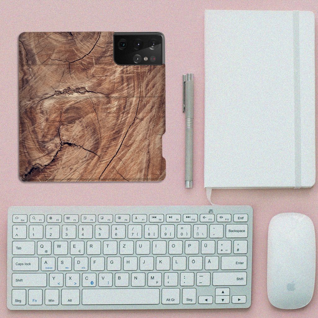 Samsung Galaxy S21 Ultra Book Wallet Case Tree Trunk