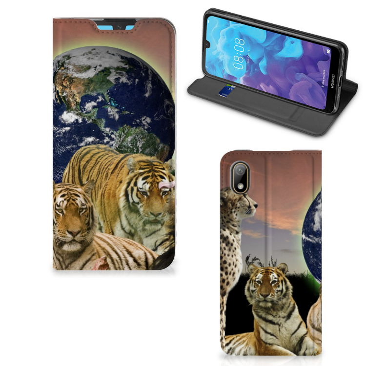 Huawei Y5 (2019) Hoesje maken Roofdieren - B2C Telecom