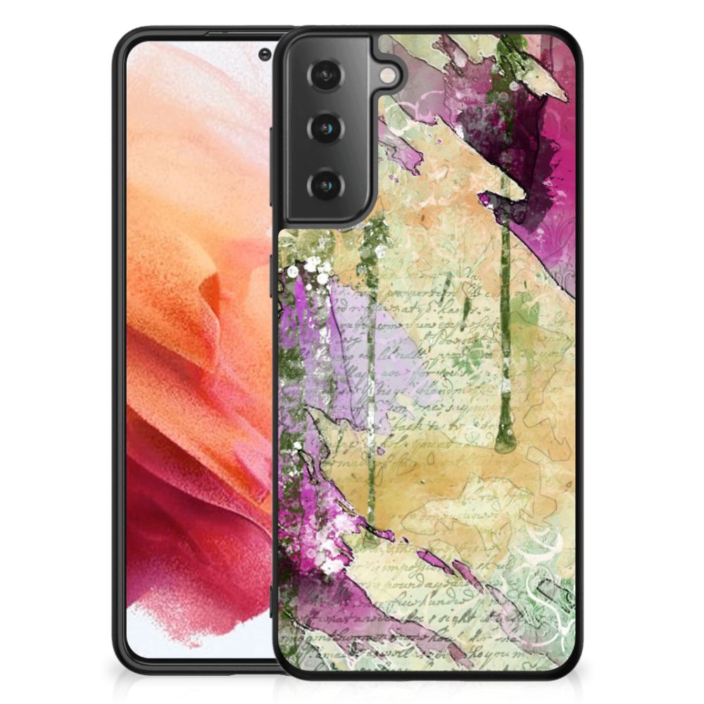 Kleurrijke Telefoonhoesje Samsung Galaxy S21 Letter Painting