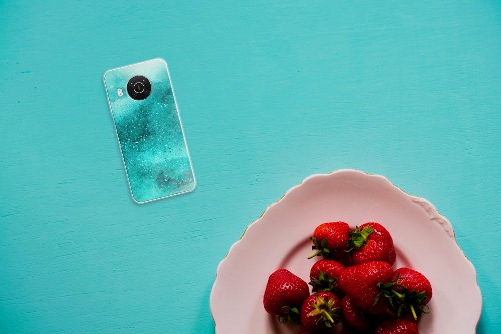 Hoesje maken Nokia X10 | X20 Painting Blue B2C Telecom