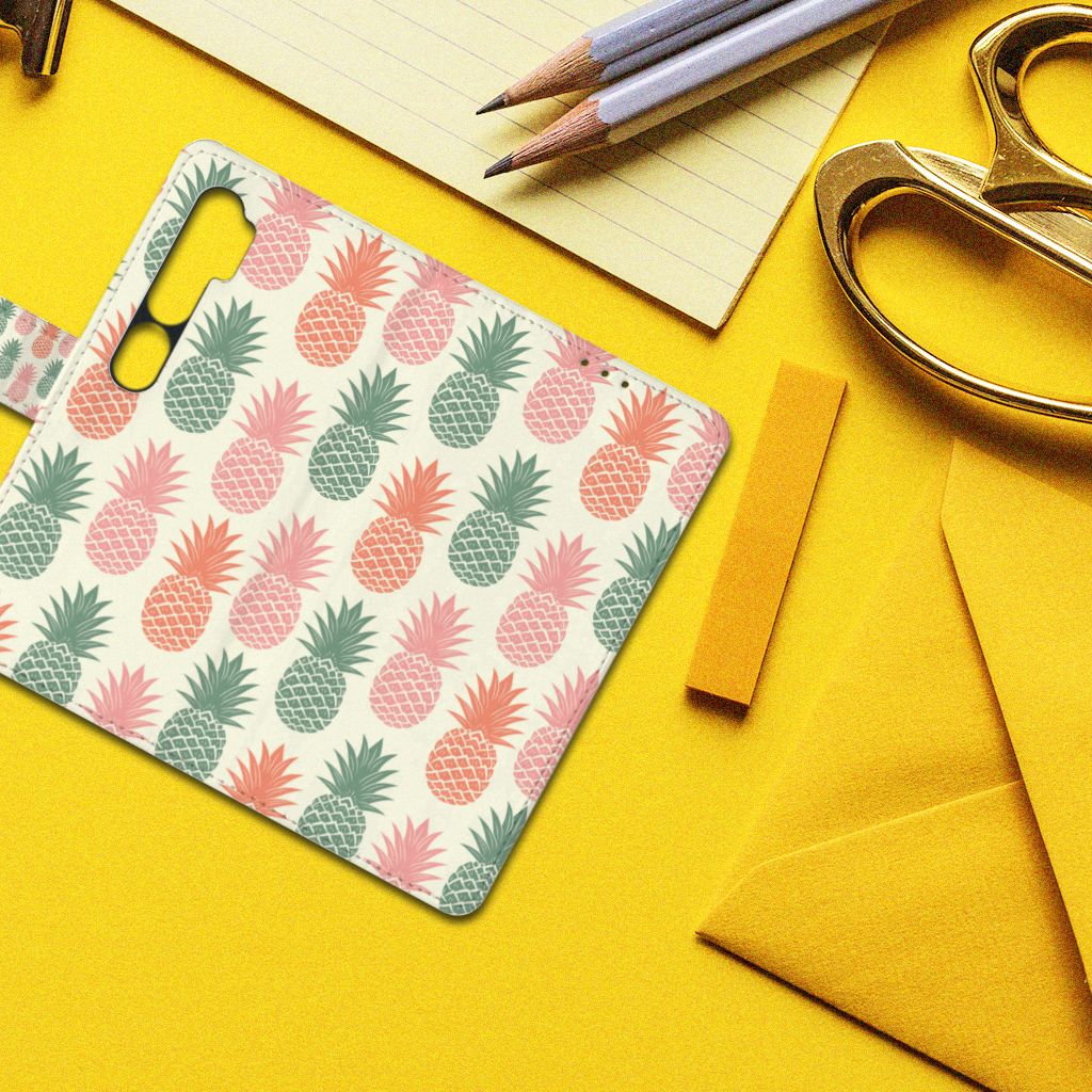 Xiaomi Mi Note 10 Pro Book Cover Ananas