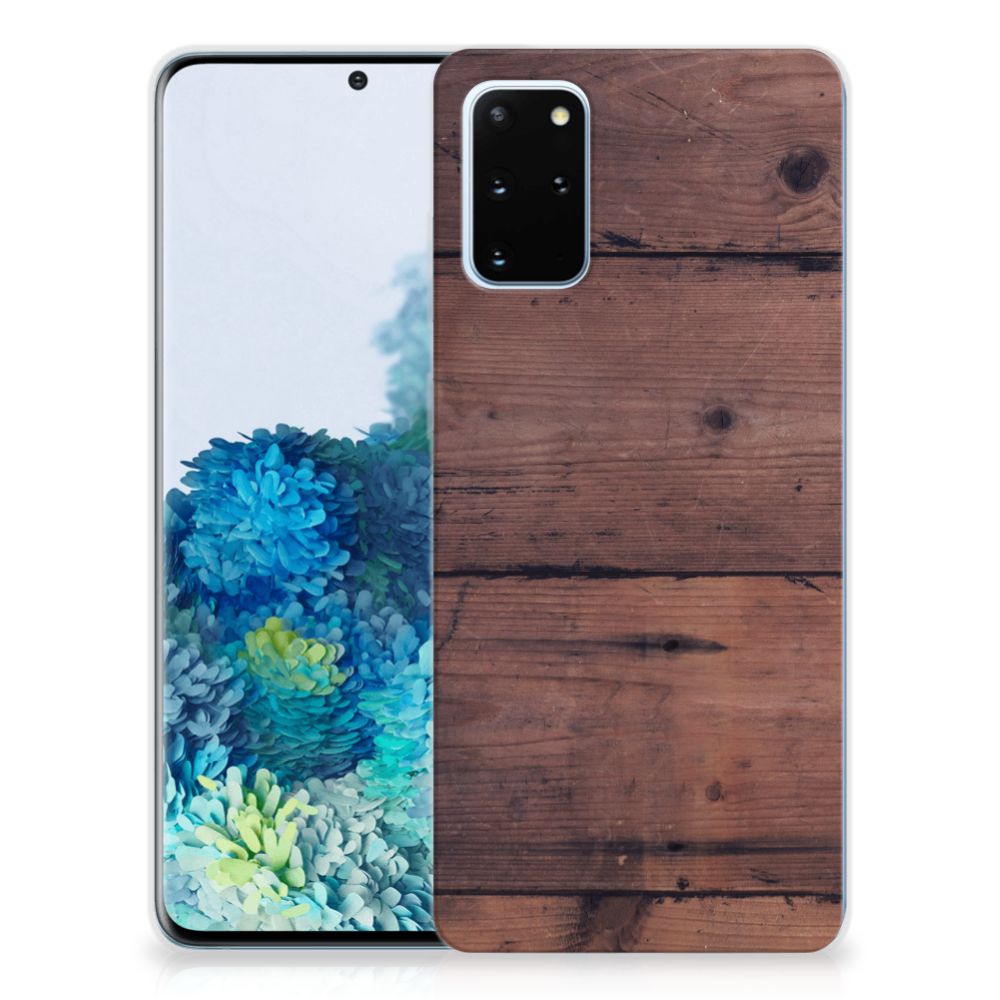 Samsung Galaxy S20 Plus Bumper Hoesje Old Wood