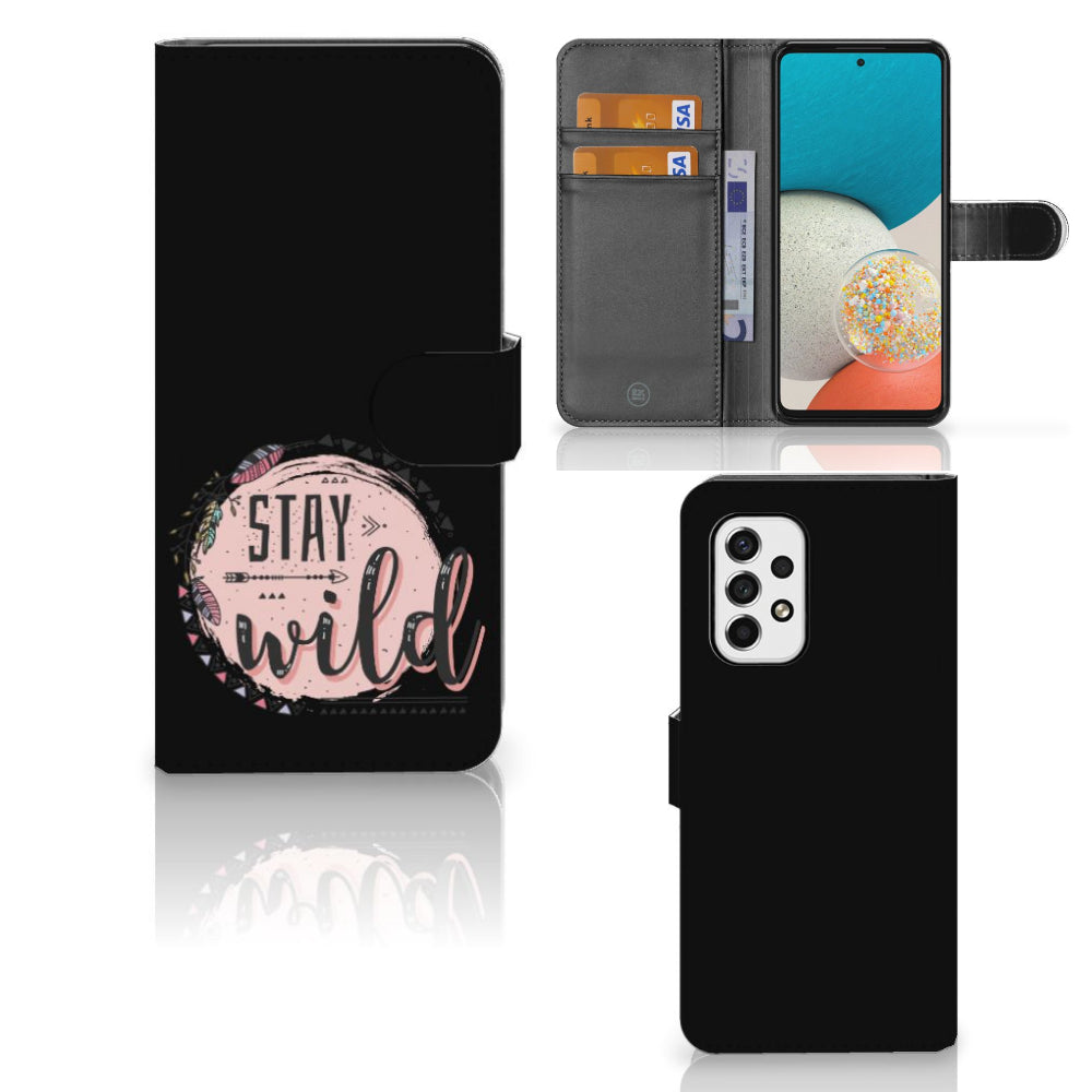 Samsung Galaxy A53 Leuk Hoesje Boho Stay Wild