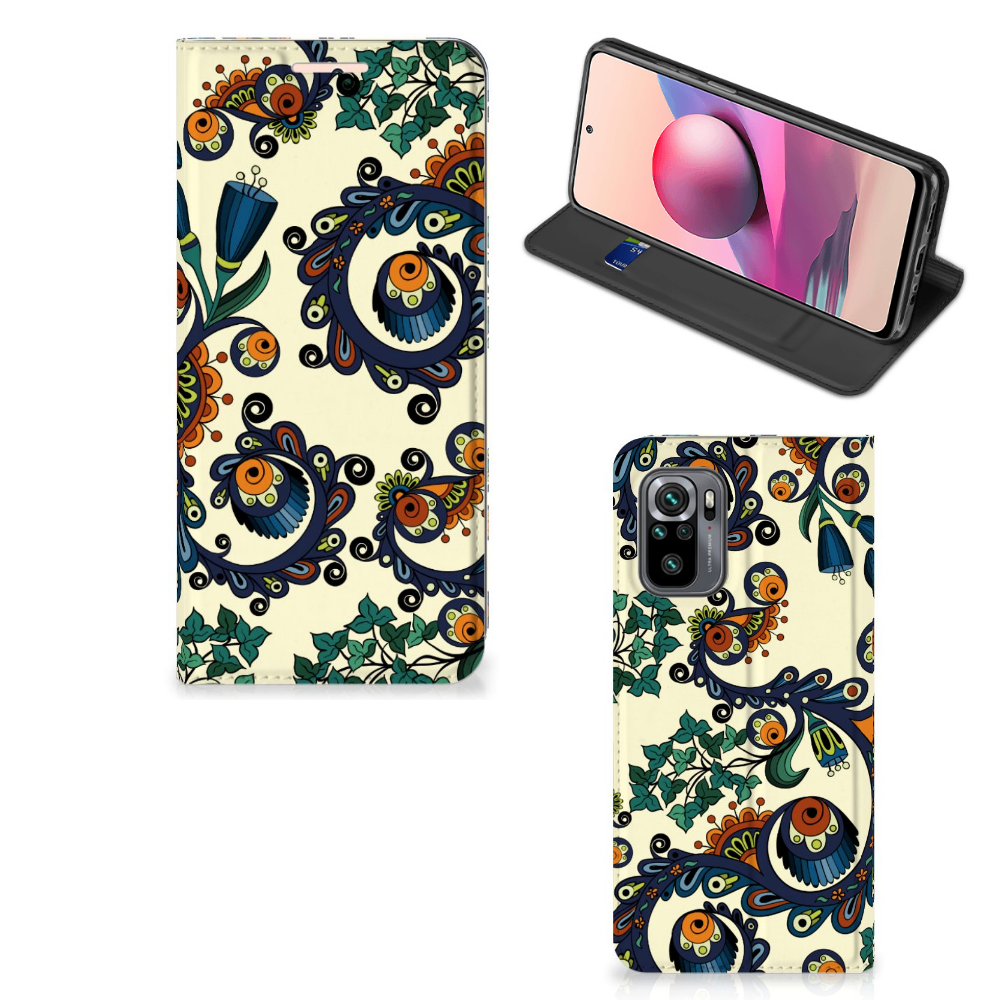 Telefoon Hoesje Xiaomi Redmi Note 10 4G | 10S | Poco M5s Barok Flower - B2C Telecom