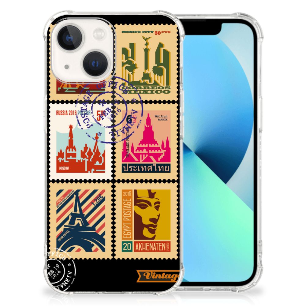 iPhone 13 Telefoonhoesje met valbescherming Postzegels B2C Telecom