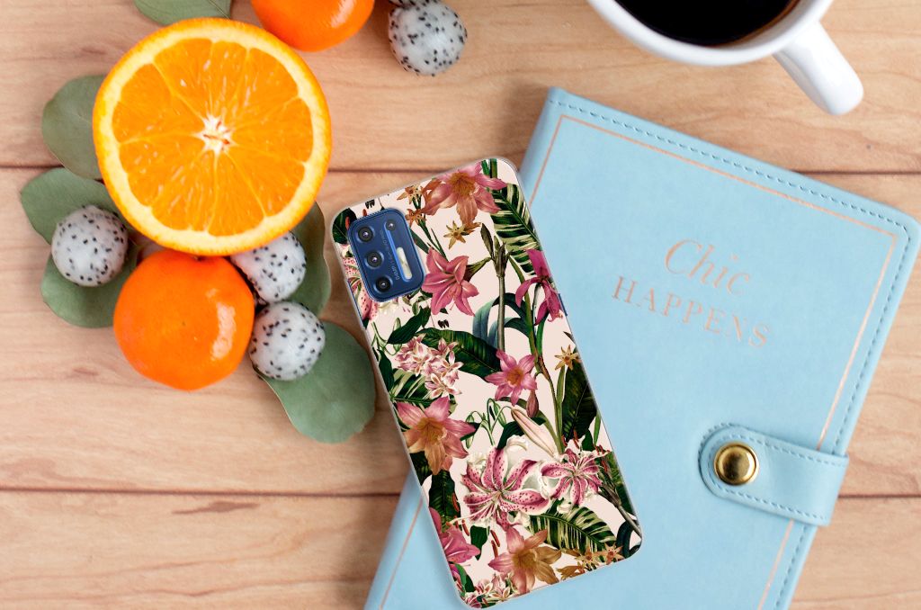 Motorola Moto G9 Plus TPU Case Flowers B2C Telecom