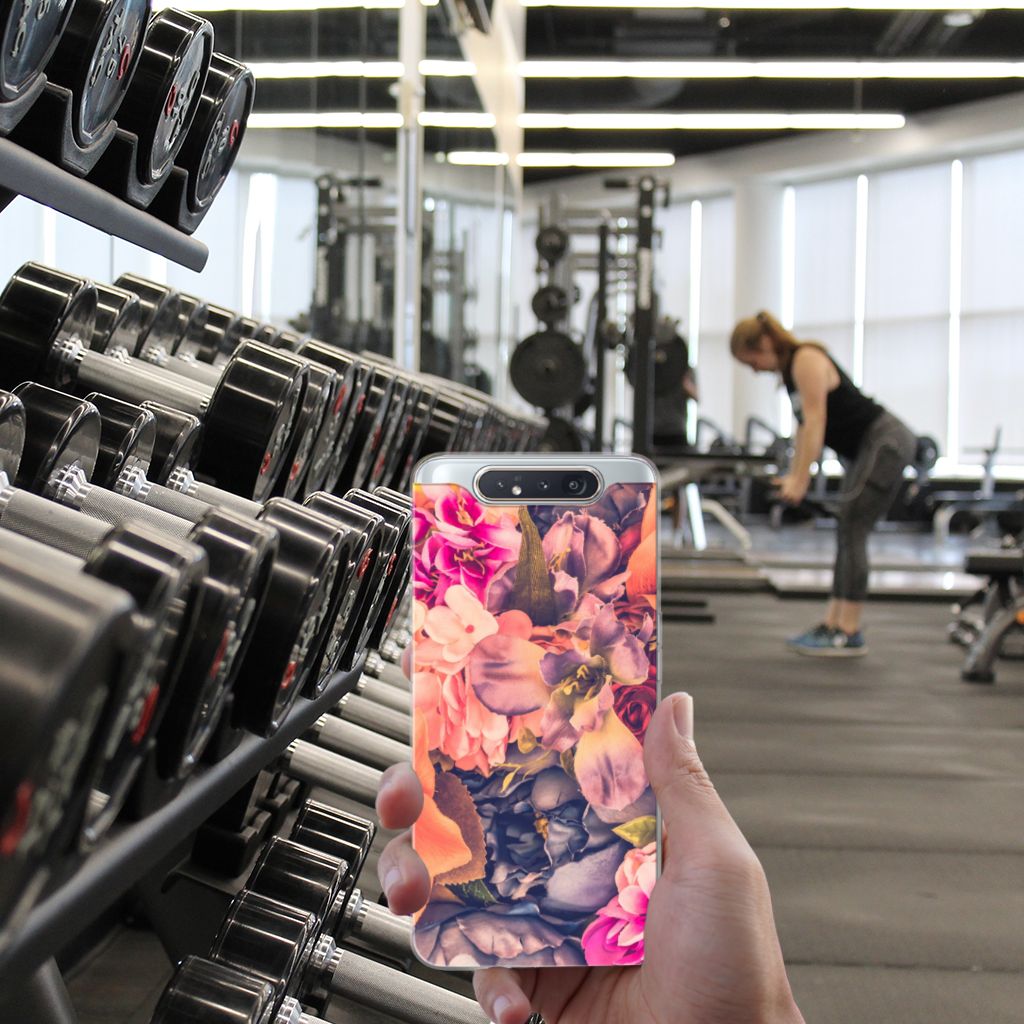 Samsung Galaxy A80 TPU Case Bosje Bloemen