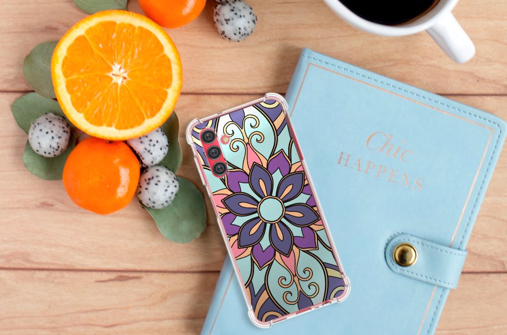 Samsung Galaxy A13 5G | A04s Case Purple Flower B2C Telecom