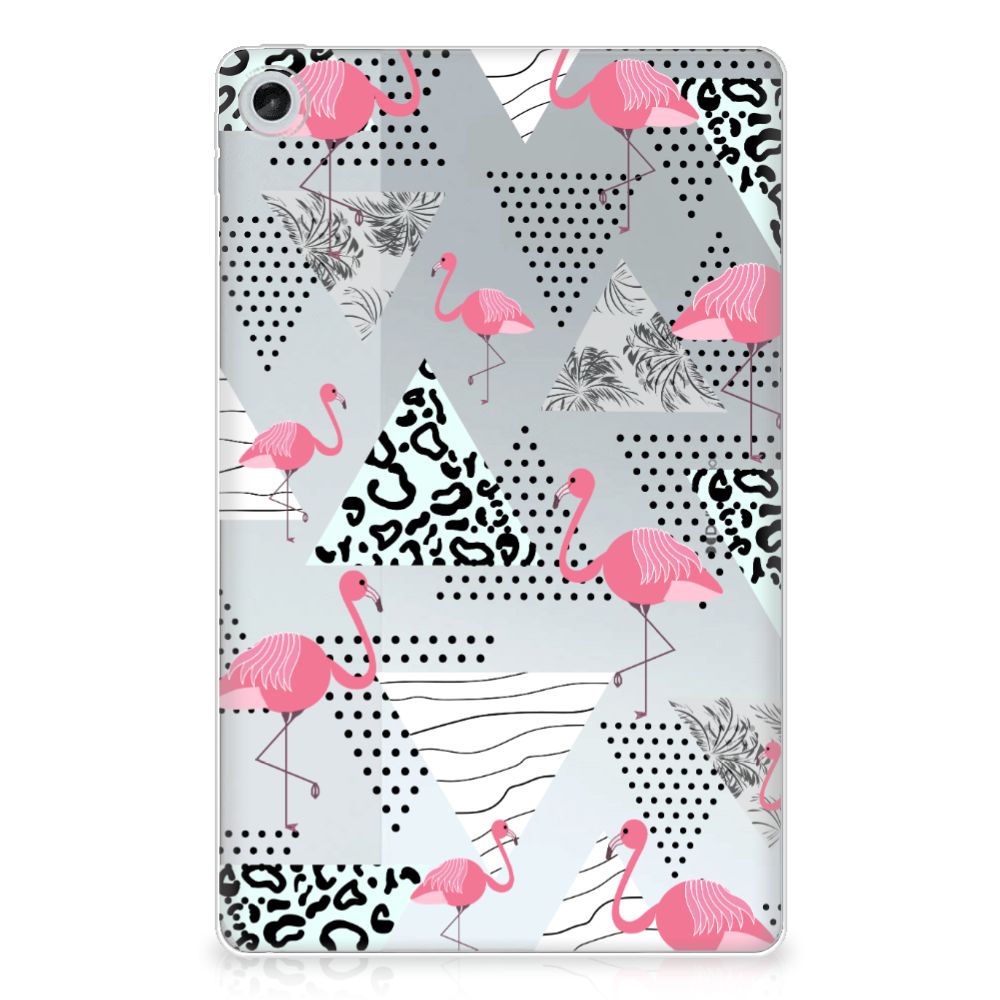 Lenovo Tab M10 Plus (3e generatie) Back Case Flamingo Triangle - B2C Telecom