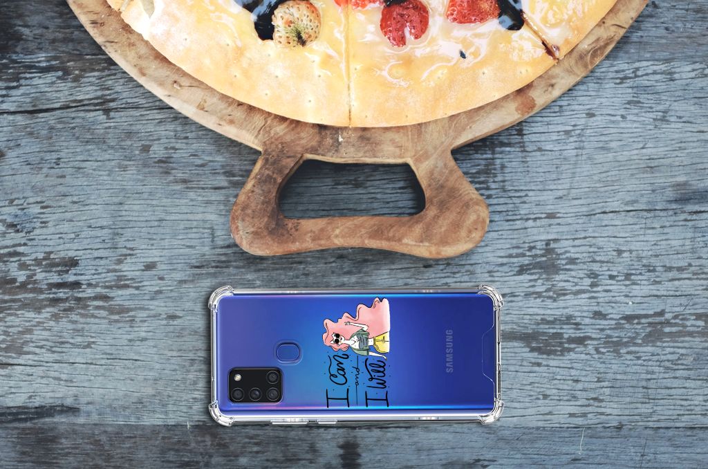 Samsung Galaxy A21s Stevig Bumper Hoesje i Can B2C Telecom