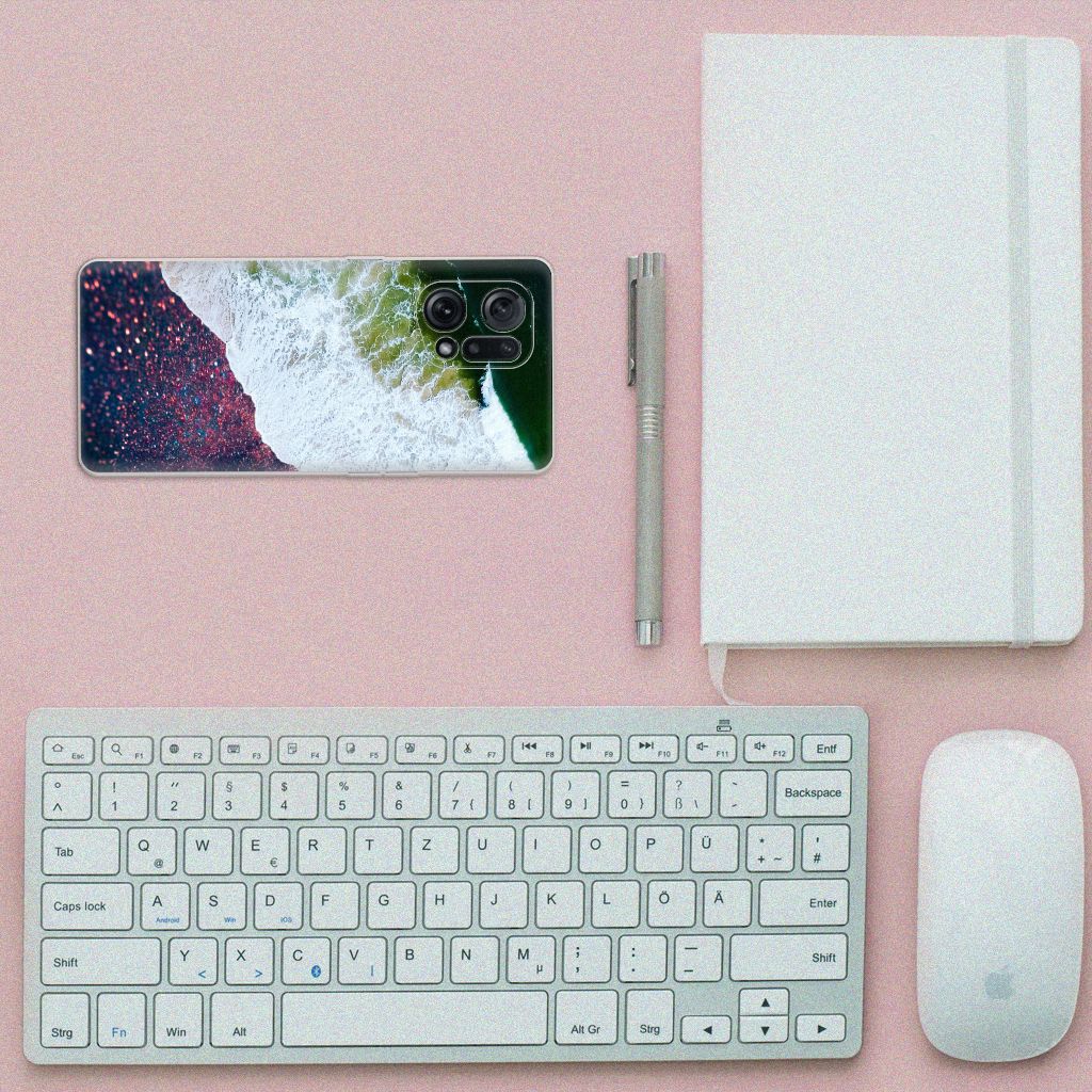 OPPO Find X5 TPU Hoesje Sea in Space