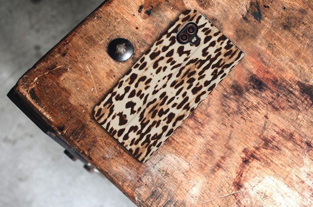 Samsung Galaxy Xcover 6 Pro Hoesje maken Leopard - B2C Telecom