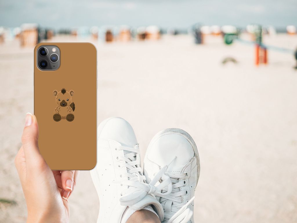 Apple iPhone 11 Pro Max Telefoonhoesje met Naam Baby Hyena