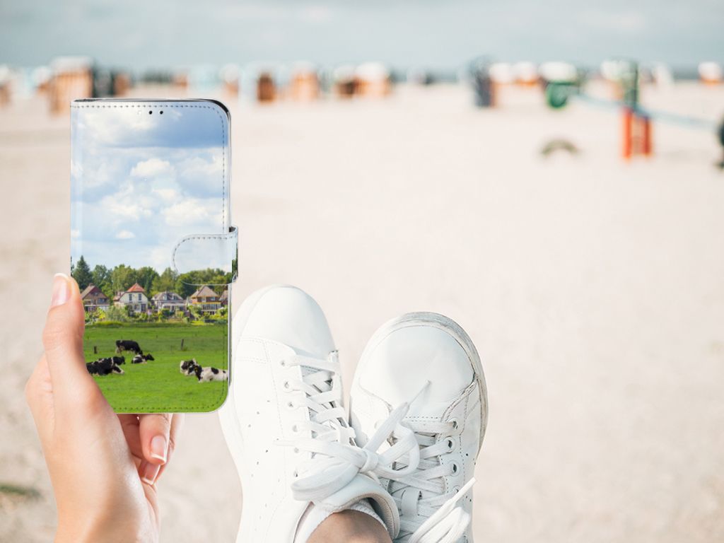 Motorola Moto G7 | G7 Plus Telefoonhoesje met Pasjes Koeien