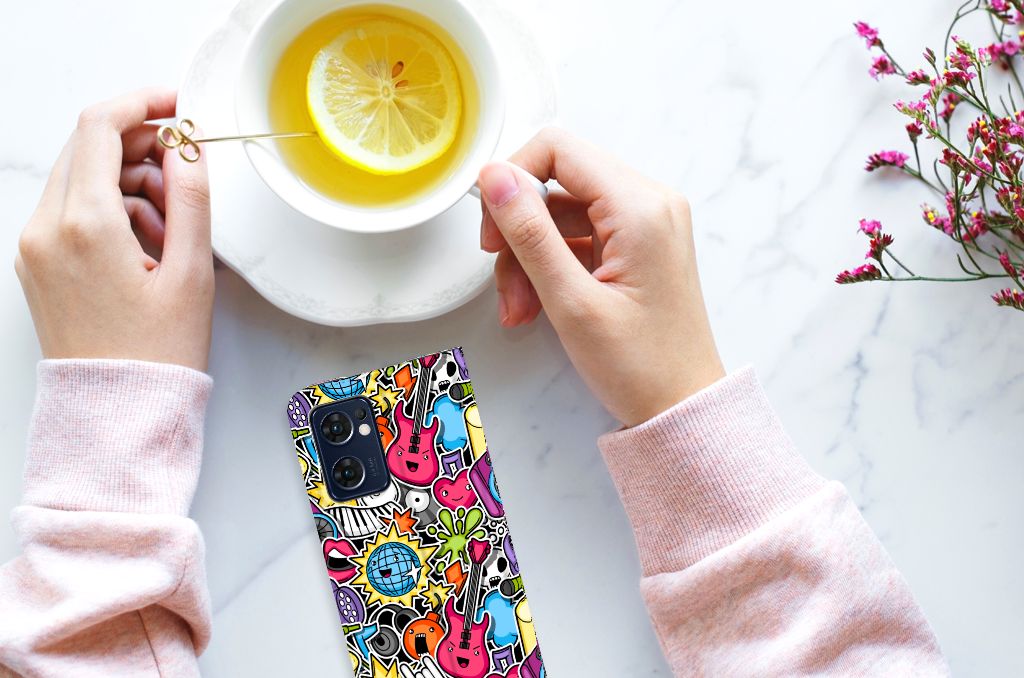 OPPO Find X5 Lite | Reno7 5G Hippe Standcase Punk Rock - B2C Telecom