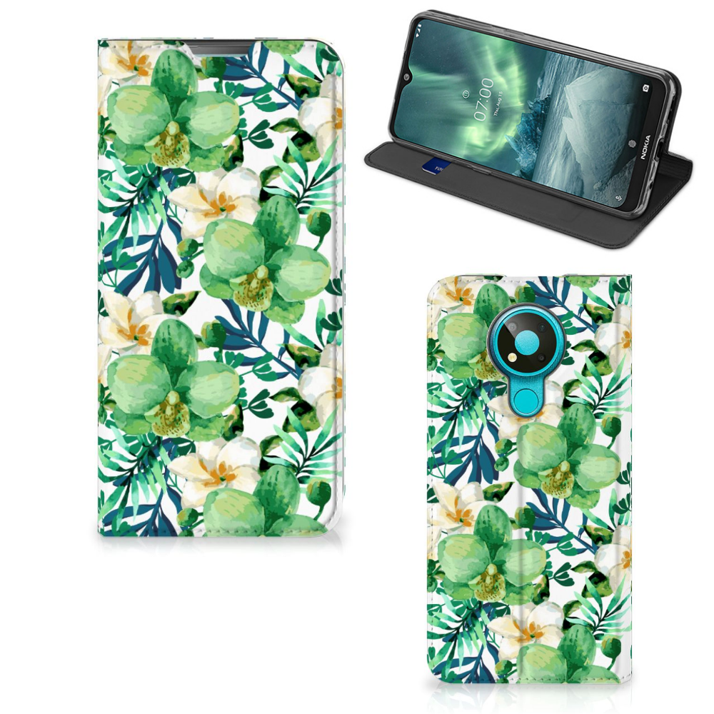 Nokia 3.4 Smart Cover Orchidee Groen - B2C Telecom