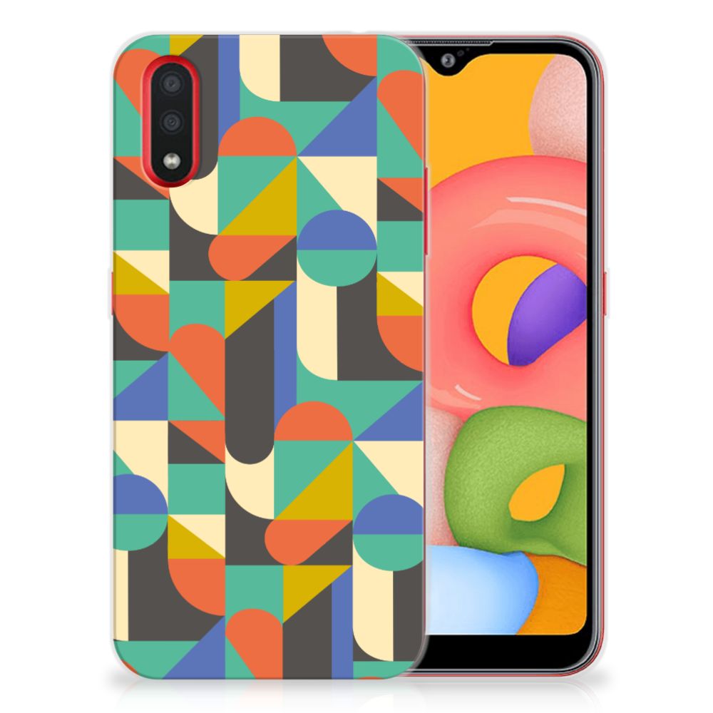 Samsung Galaxy A01 TPU bumper Funky Retro