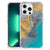 iPhone 13 Pro Max Anti-Shock Hoesje Marble Blue Gold - B2C Telecom
