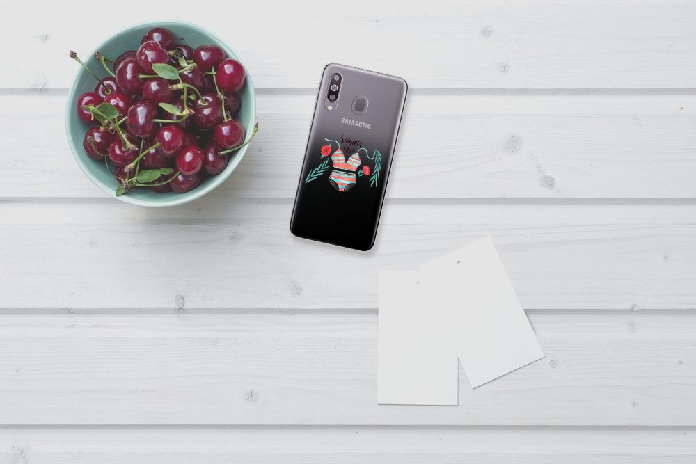 Samsung Galaxy M30 Telefoonhoesje met Naam Boho Summer