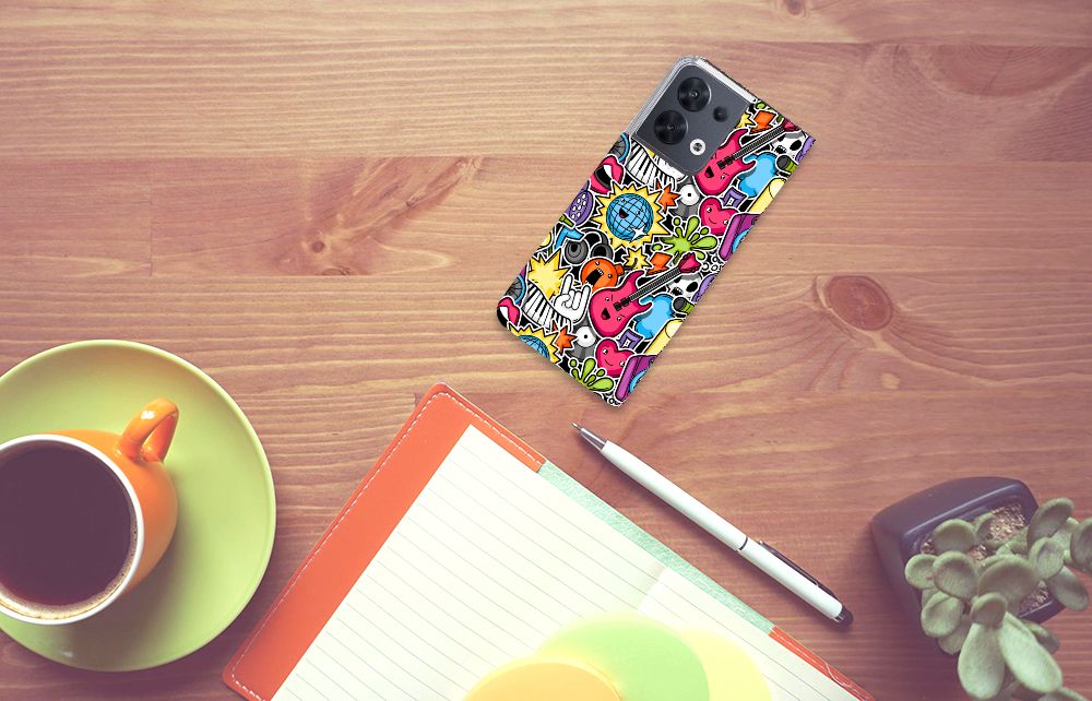 OPPO Reno8 Hippe Standcase Punk Rock - B2C Telecom