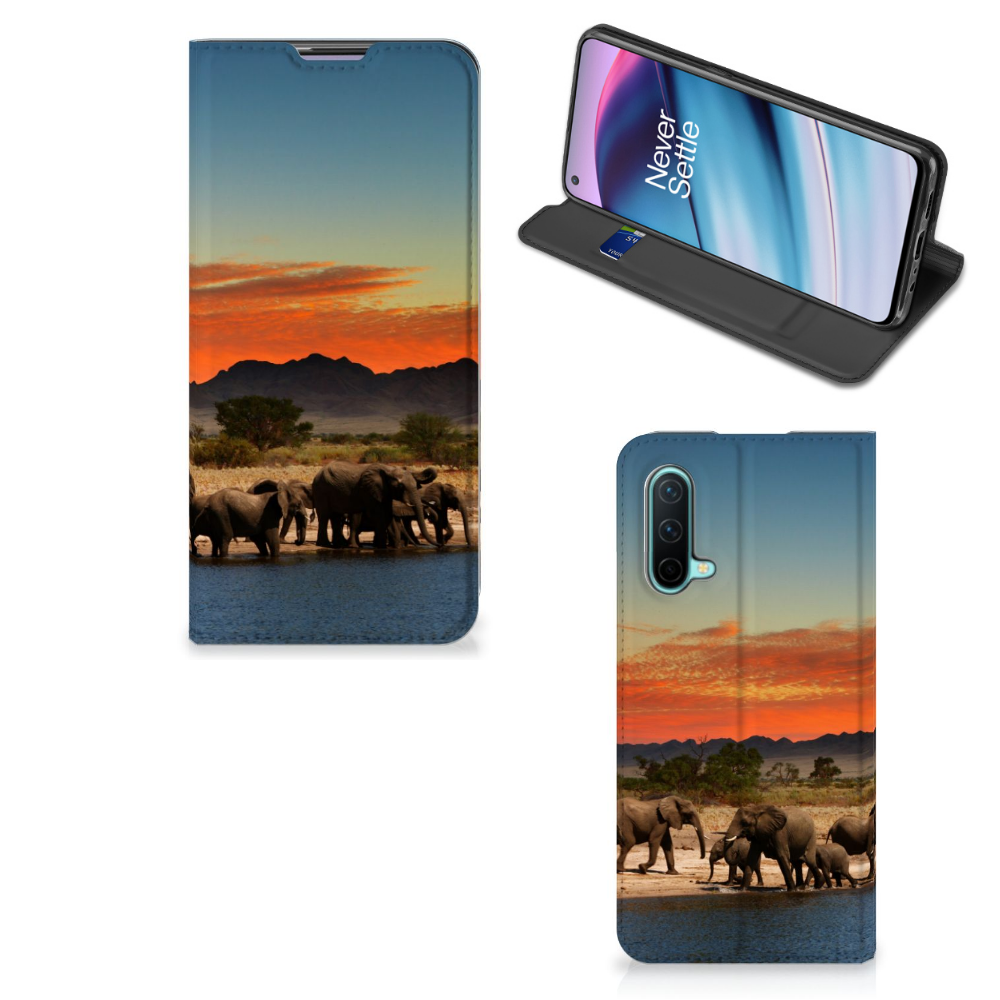 OnePlus Nord CE 5G Hoesje maken Olifanten - B2C Telecom