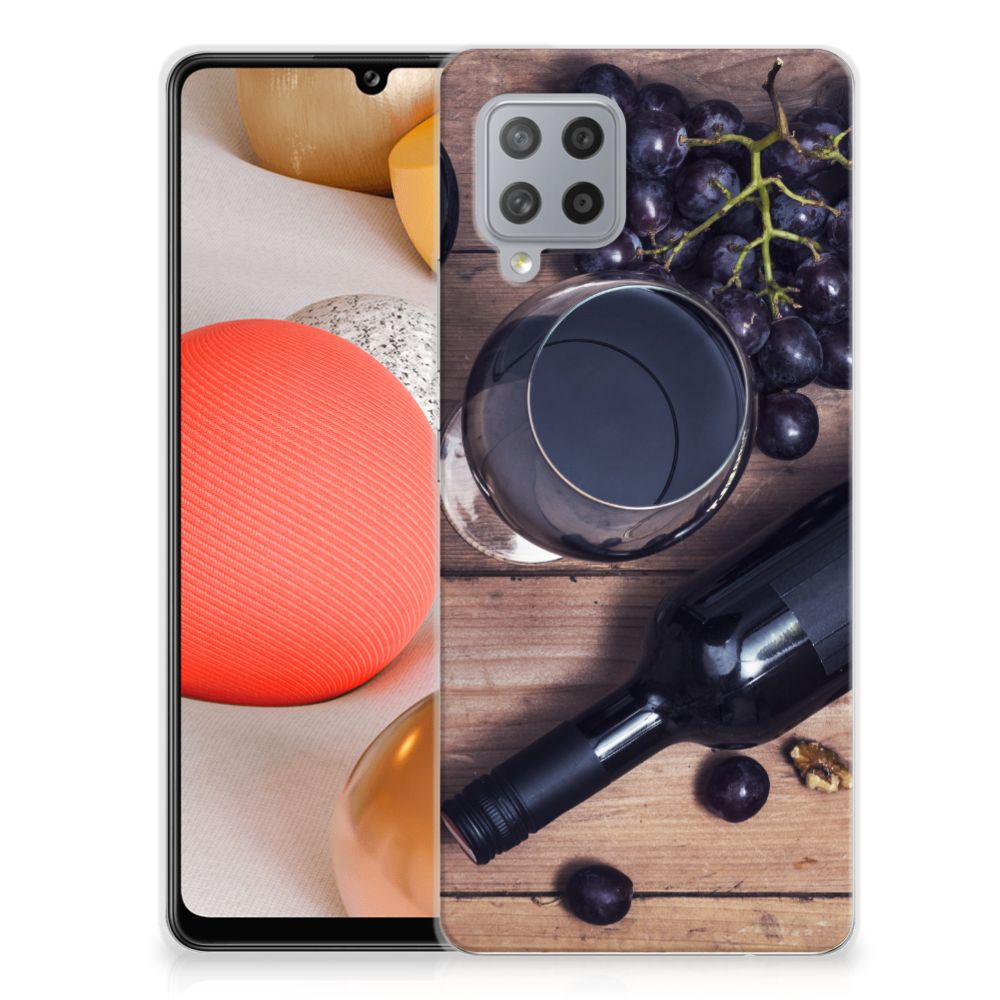 Samsung Galaxy A42 Siliconen Case Wijn