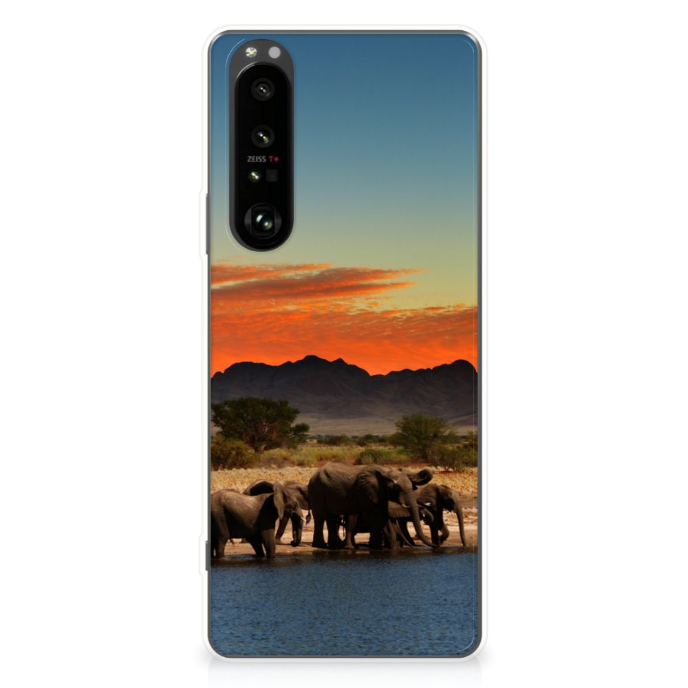 Sony Xperia 1 III TPU Hoesje Olifanten B2C Telecom