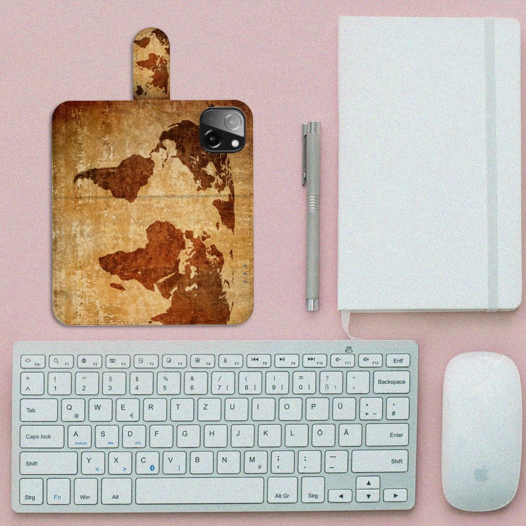 iPhone 13 Mini Flip Cover Wereldkaart
