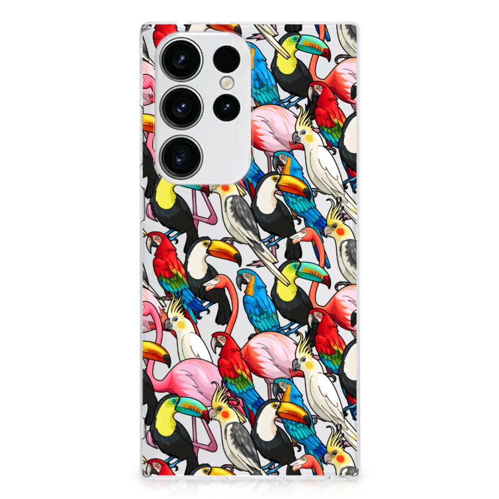 Samsung Galaxy S23 Ultra TPU Hoesje Birds B2C Telecom