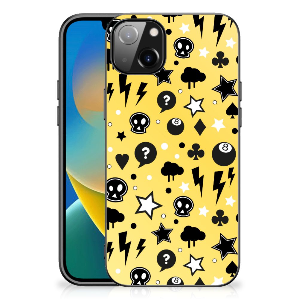 Telefoonhoesje iPhone 14 Plus Punk Geel B2C Telecom